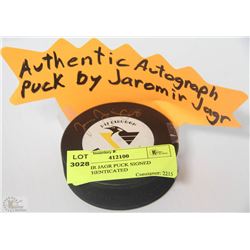 JAROMIR JAGR PUCK SIGNED UNAUTHENTICATED