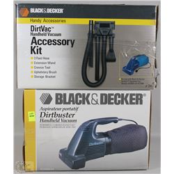 B&D DIRT BUSTER & ACCESSORY SET