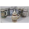 Image 1 : BOX OF 7 AVON BEER STEINS
