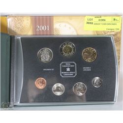 2001 CANADIAN 7 COIN SPECIMEN SET