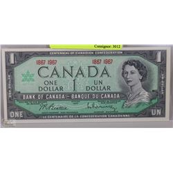 1967 CANADIAN CENTENNIAL $1.00 BANK NOTE