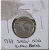 Image 1 : 1937 INDIAN HEAD BUFFALO NICKEL