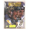 Image 1 : MARIO LEMIEUX SIGNED HOCKEY BECKETT MAGAZINE W COA