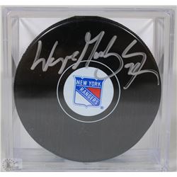 WAYNE GRETZKY SIGNED OFFICIAL NHL NEW YORK RANGERS