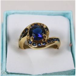 10kt GOLD FILLED/PLATED LADIES RING SZ 7