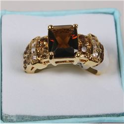 10kt GOLD FILLED/PLATED LADIES RING SZ 8