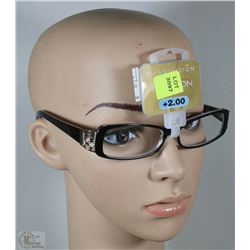 PAIR OF NEW MAGNAVISION SEEING GLASSES +2.00