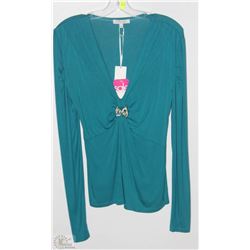 LONG SLEEVE AQUA SHIRT SIZE XL