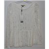 Image 1 : WHITE LACE LONG SLEEVE SHIRT
