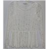Image 1 : WHITE LACE LONG SLEEVE SHIRT SIZE LARGE