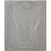 Image 1 : WHITE LACE LONG SLEEVE SHIRT SIZE UNKNOWN