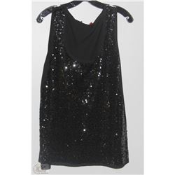SEQUIN BLACK SHIRT SIZE 2X
