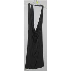 BLACK BACKLESS DRESS SIZE XXL