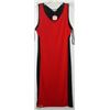 Image 1 : SLEEVELESS RED FRONT BLACK BACK DRESS
