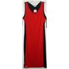 Image 1 : SLEEVELESS RED FRONT BLACK BACK DRESS