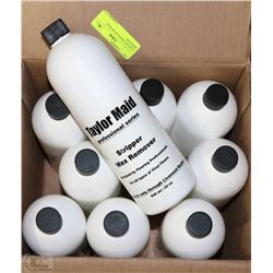 CASE OF 9 BOTTLES OF WAX REMOVER