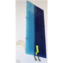 TWO TONE BLUE LAMP