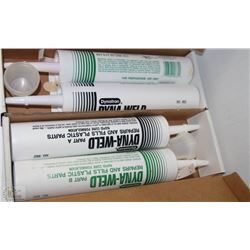 LOT OF 2 NEW BOXES OF DYNA WELD EPOXY ADHESIVE