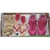 Image 1 : NEW PINK REEBOKS - SIZE 7, 2 PAIRS OF SANDALS  SIZE