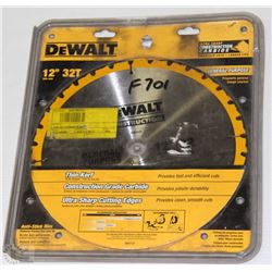 NEW 12" DEWALT CARBIDE SAW BLADE 32T