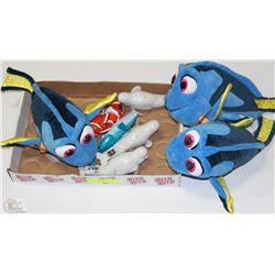 LOT OF FINDING DORY CHARACTERS