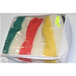 COLLECTIBLE WOOL HUDSON BAY BLANKET