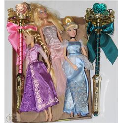 LOT OF  DOLLS-DISNEY PRINCESS