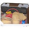 Image 1 : BOX WITH CARPENTERS APRON, BIKE LOCK CABLE