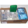 Image 1 : BOX OF ASSORTED BEADS, ORGANIZERS AND TOOLING