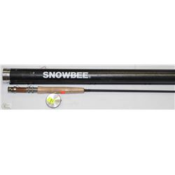 SNOW BEE FLY FISHING ROD IN CASE