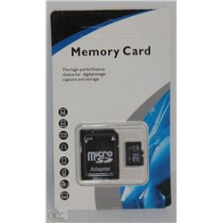 NEW 32GB MICRO SD CARD WITH ADAPTOR