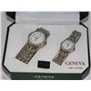 Image 1 : GENEVA CLASSIC WATCH SET -SILVER