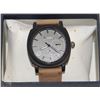 Image 1 : CURREN WATCH GENUINE LEATHER BROWN STRAP