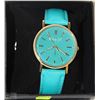 Image 1 : JING YI WOMEN'S WATCH TURQUOISE STRAP