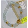 Image 1 : #20-AQUAMARINE BEAD BRACELET