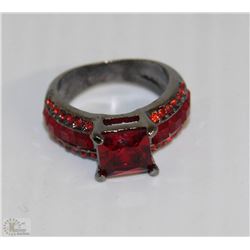 EUROPEAN SILVER CHARM RHINESTONE TITANIUM SILVER