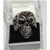 Image 1 : MEN'S HEAVY STAINLESS STEEL SKULL RING