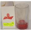 Image 1 : BUDWEISER RED LIGHT BEER GLASS - PROGRAMMABLE