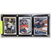 Image 1 : FRAMED ROOKIE CARDS OF OILERS TOP PLAYERS INCL