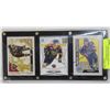Image 1 : FRAMED PRE-ROOKIE CARDS OF OILERS TOP PLAYERS INCL