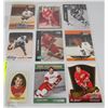 Image 1 : SHEET OF 9 DIFFERENT GORDIE HOWE CARDS INCL ONE
