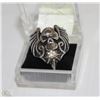 Image 1 : MEN'S HEAVY STAINLESS STEEL SKULL RING