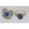 Image 1 : LOT OF 2 WOMENS FASHION RINGS