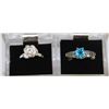 Image 1 : LOT OF 2 WOMENS FASHION RINGS