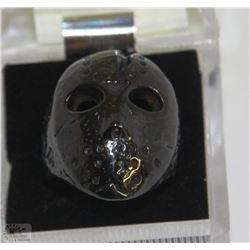 JASON" FROM FRIDAY THE 13TH STEEL BLACK RING