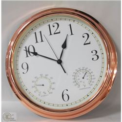 COPPER COLOUR CLOCK