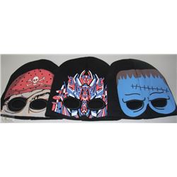 3 PACK OF GLOW IN THE DARK SAFETY TOQUES