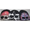 Image 1 : 3 PACK OF GLOW IN THE DARK SAFETY TOQUES