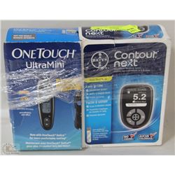 SET OF 2 BLOOD GLUCOSE MONITORING SYSTEM