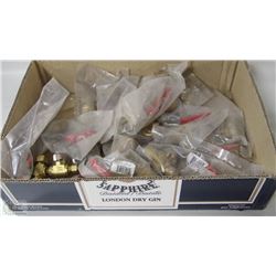 FLAT OF NEW BRASS PLUMBING VALVES